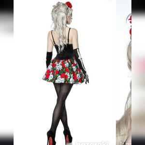 Lip Service Dahlia Of The Dead Sugar Skull Lip Service Corsette Dress HALLOWEEN